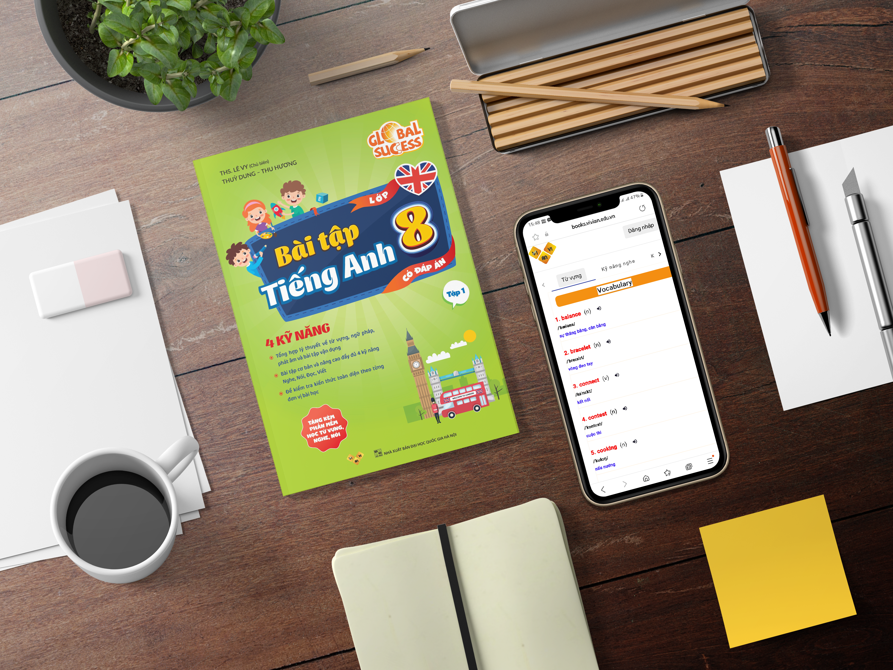 Sách Bài tập tiếng Anh lớp 8 Global Success 4 kỹ năng có đáp án Tập 1 ảnh 3