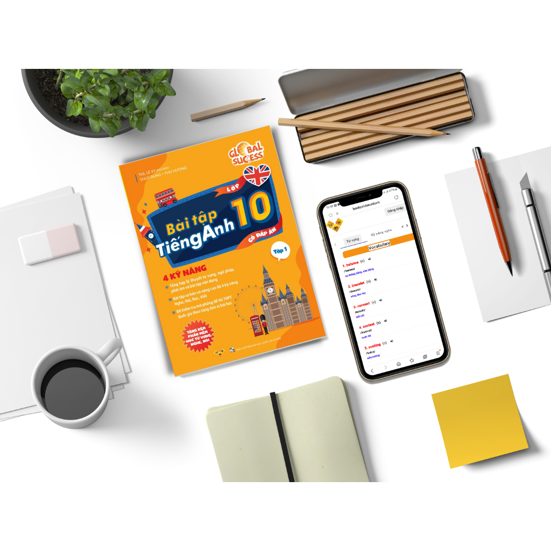 Sách bài tập tiếng Anh lớp 10 Global Success 4 kỹ năng Tập 1 có đáp án ảnh 1