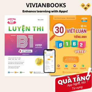 Combo sách luyện thi Vstep B1 và sách đề thi 30 Bài Viết Luận