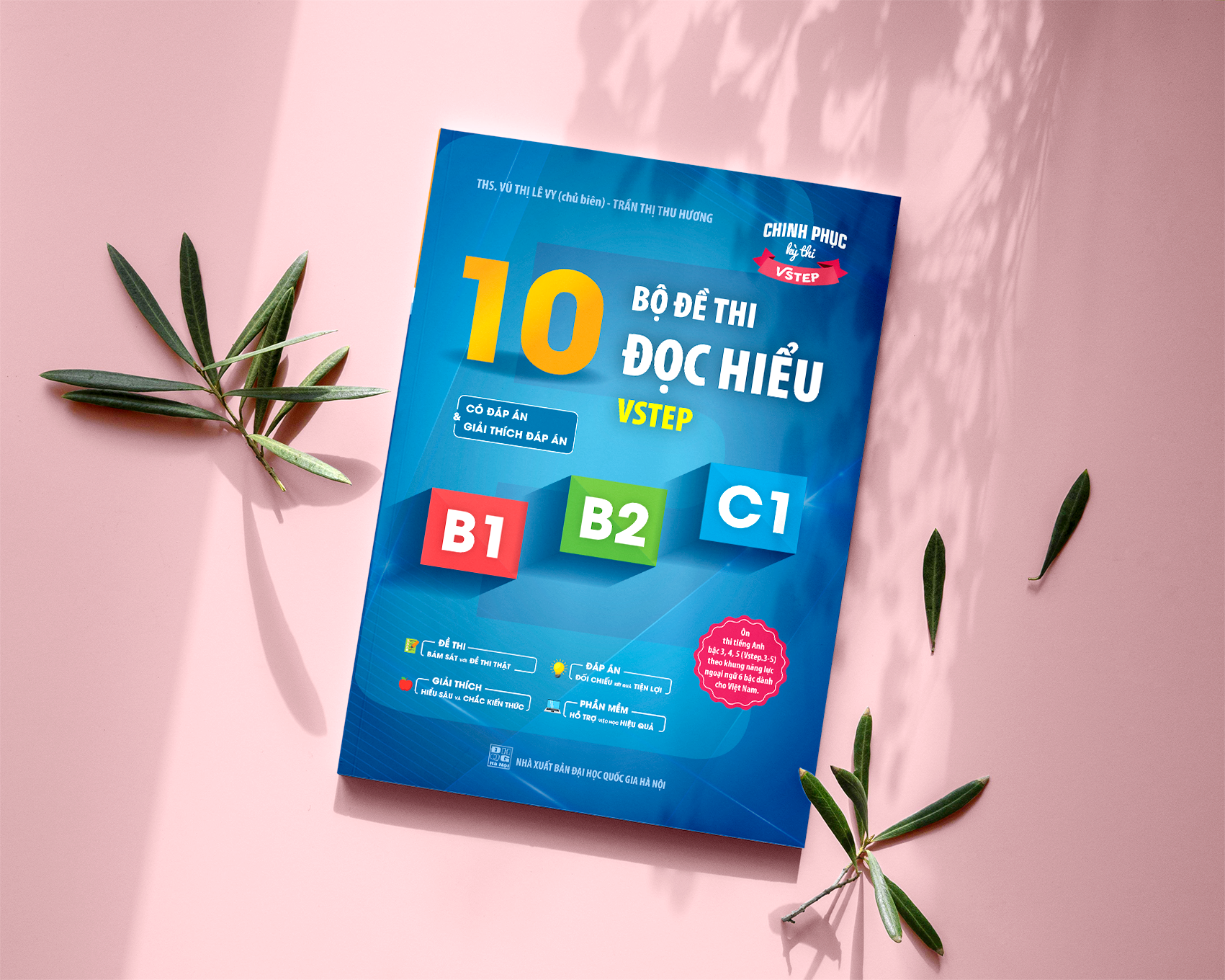 Sách 10 bộ đề thi Đọc hiểu Vstep B1-B2-C1 (tiếng Anh bậc 3,4,5)|Ôn thi TOEFL iBT, Vstep reading ảnh 1